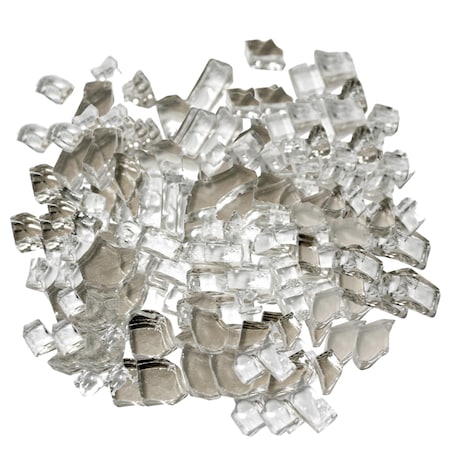 Hiland 20lbs Reflective Fire Glass - Crystal RFGLASS-2-CRYS